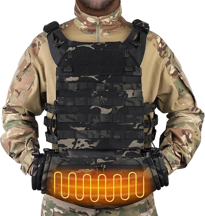 PETAC GEAR Tactical Hand Warmer,Portable Drop Hanger Waist Handwarmer Pouch for Hunting Golf Camping Fishing, Hiking, Football Winter Outdoor Field Survival.