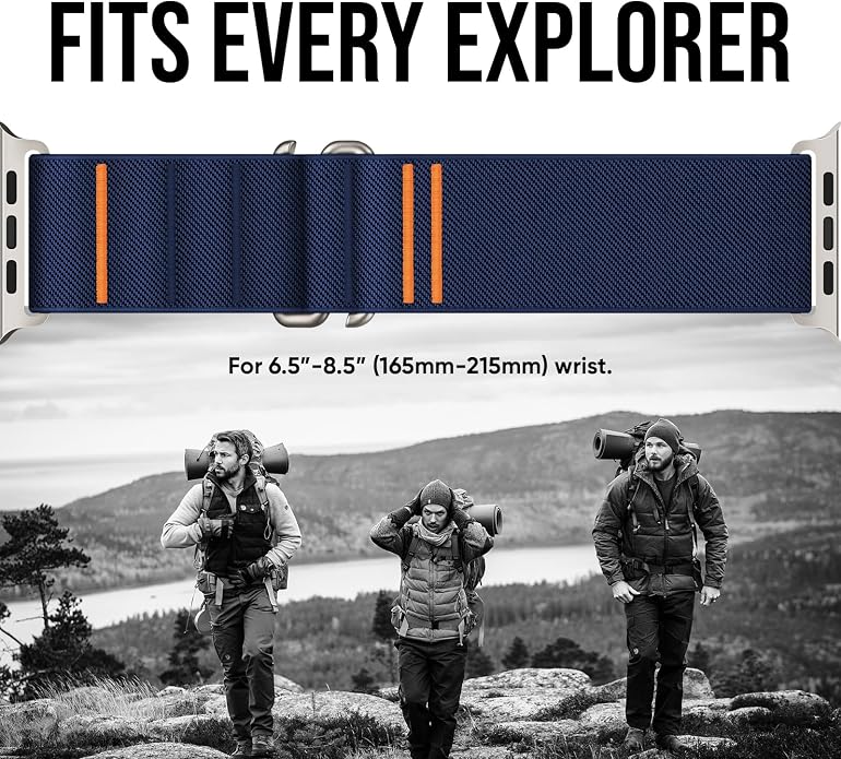 Suitisbest 2 Pack Sport Band Compatible with Apple Watch Ultra Band 49mm 46mm 45mm 44mm 42mm 41mm 40mm 38mm, Stretchy Sport Loop Strap for iWatch Series 11 10 9 8 7 6 5 4 3 2 1, SE 3 2 1, Ultra 3 2 1
