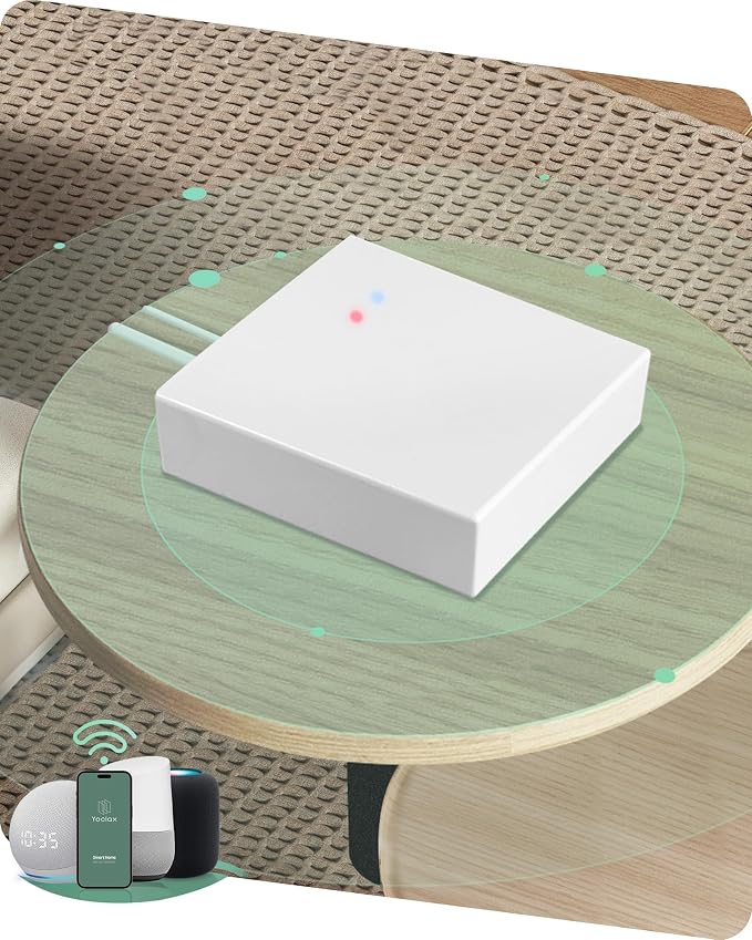 Yoolax Zigbee Matter Smart Hub, Compatible with Alexa, Google Home | Voice Control, App Control, Connect with All Alexa, Google Home Assistant Devices, Support up to 16 Devices, Easy to Set up