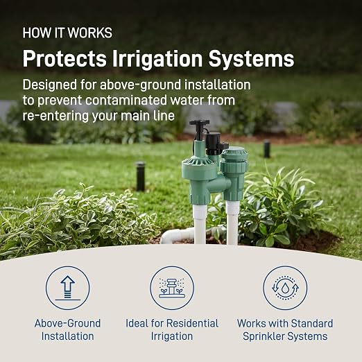 1-Pack Orbit 57623 3/4" FPT 100 Series Anti-Siphon Automatic Sprinkler Valve with Flow Control