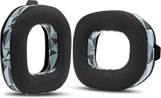 WC Freeze A50 - Cooling Gel Replacement Earpads for Astro A50 Gen 4, Gen 5 and A50X Only, Made by Wicked Cushions, Improved Durability, Thickness and Sound Isolation | Geo Grey