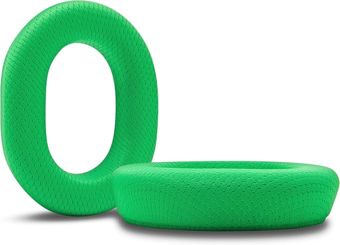 WC Freeze Blackshark V3 Pro – Cooling Gel Earpads Compatible with Razer BlackShark V3 Pro by Wicked Cushions | Enhanced Comfort, Cooling Gel Technology, Extra Thick | Neon Green