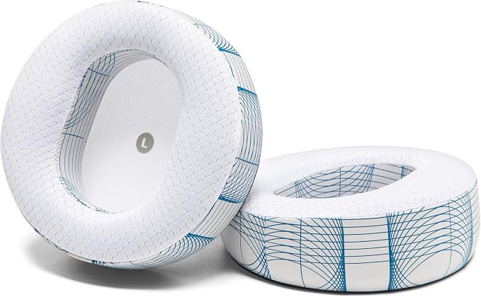 WC Freeze Maxwell - Cooling Gel Replacement Earpads for Audeze Maxwell Headphones by Wicked Cushions - Elevate Comfort, Durability, Thickness & Sound Isolation for Epic Gaming Sessions | Ivory Tide