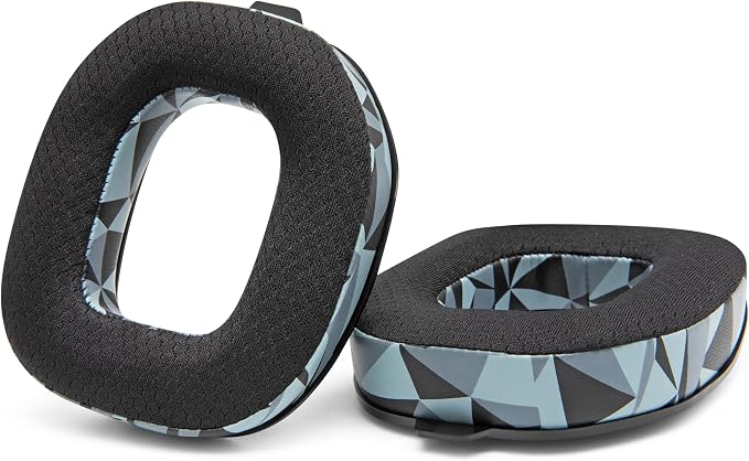 WC Freeze A50 - Cooling Gel Replacement Earpads for Astro A50 Gen 4, Gen 5 and A50X Only, Made by Wicked Cushions, Improved Durability, Thickness and Sound Isolation | Geo Grey