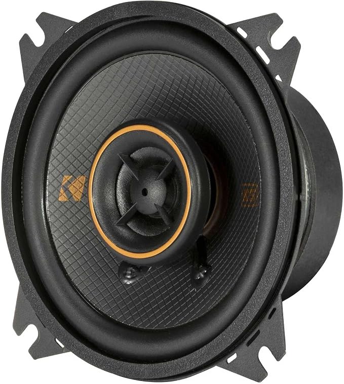 KICKER 51KSC404 KS-Series 4" Coaxial Speakers with .5" tweeters, 4-Ohm, Pair