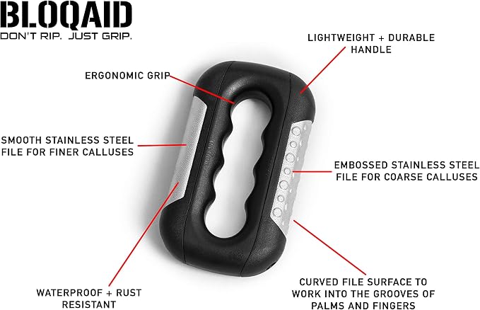 Callus Rx Callus Removal Tool | Eliminates Hard Palm Skin | No Pumice Stone or Gloves | Removes Calluses in Seconds | Best Hand Callus Remover for Workouts, WODs, Weightlifting