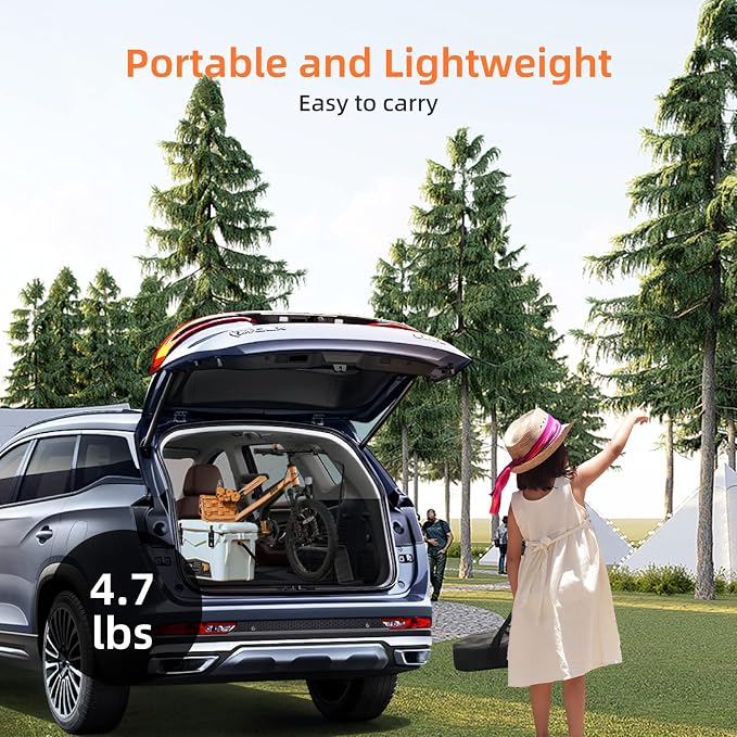 Portable Projector Screen 60inch,Movie Projection Screen,Indoor Projection Screen and Stand, 16:9 Projector Screen 4K HD Wrinkle-Free Lightweight