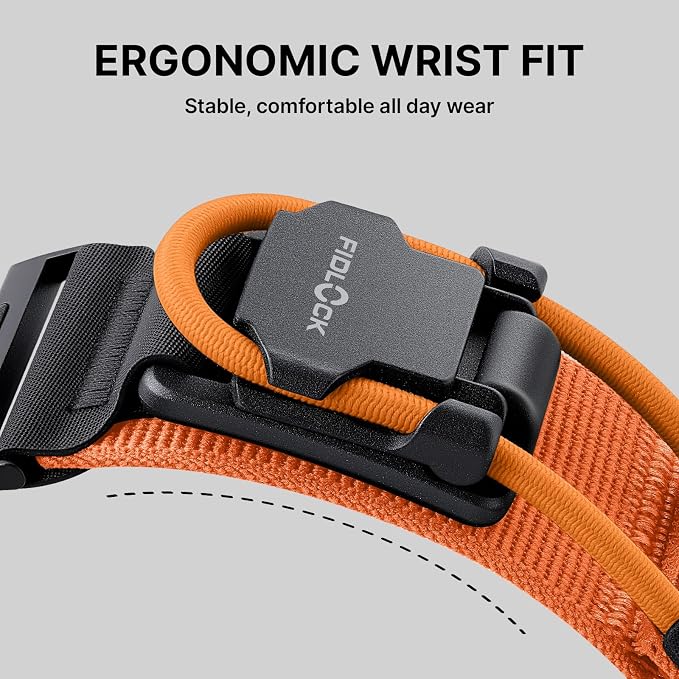 Bandletic Compatible with Apple Watch Ultra 3/2/1 Bands for Men, Soft Elastic Braided Nylon Strap with Magnetic Fidlock Hook Rope Buckle for iWatch 49mm, Series 11/10 46mm, 9/8/7 45mm, SE/6/5/4 44mm