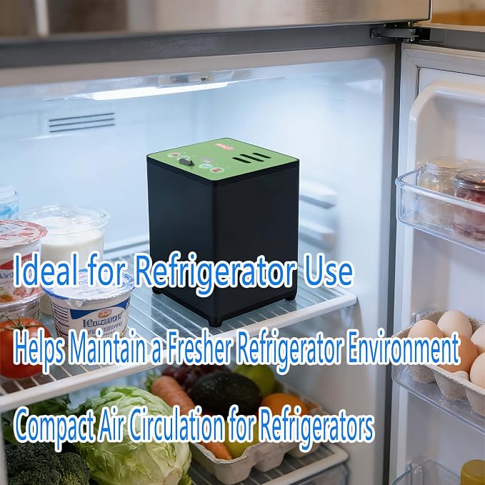 Elegantlife Portable Air Ionizer & Deodorizer – Rechargeable Odor Eliminator for Car, Closet & Enclosed Spaces, Compact Air Freshening Device with 6 Modes