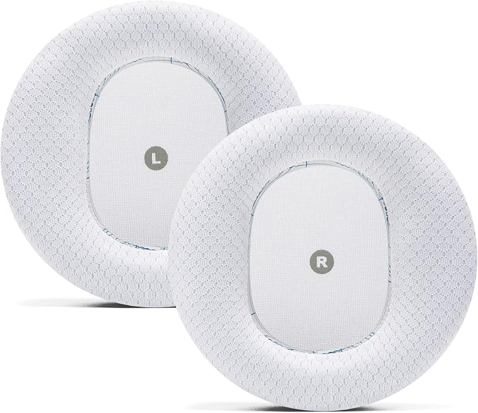 WC Freeze Maxwell - Cooling Gel Replacement Earpads for Audeze Maxwell Headphones by Wicked Cushions - Elevate Comfort, Durability, Thickness & Sound Isolation for Epic Gaming Sessions | Ivory Tide