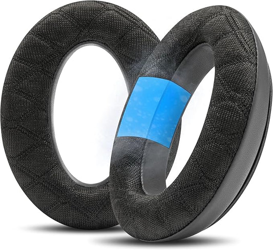 WC Freeze V2 QC45 – Cooling Gel Earpads Compatible with Bose QuietComfort 45, QuietComfort SE & QC Wireless (2023) by Wicked Cushions | Freeze V2 Cooling Fabric, Extreme Comfort | Eclipse Gray