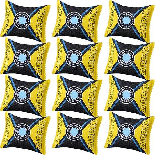 Zarpax 4.4 oz/125g Rechargeable Desiccant Packs Dehumidifier Bag - 12 Pack - Moisture Absorbers For Safes, Car, Bathroom, Storage - Moisture Remover Eliminates Humidity - Reusable Desiccant Bags