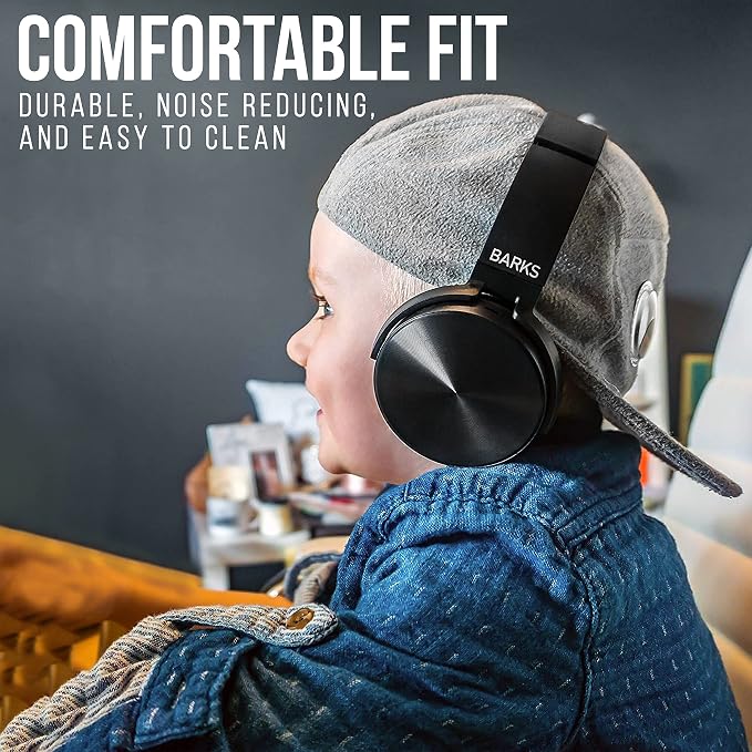 Barks Classroom Headphones Bulk 10 Pack (Select Black, On-Ear, Wired 3.5mm) | Durable Everyday Student Use, Tangle-Free Cords, Adjustable Fit All-Day Comfort, Clear Sound, Easy Clean, K-12 School Testing