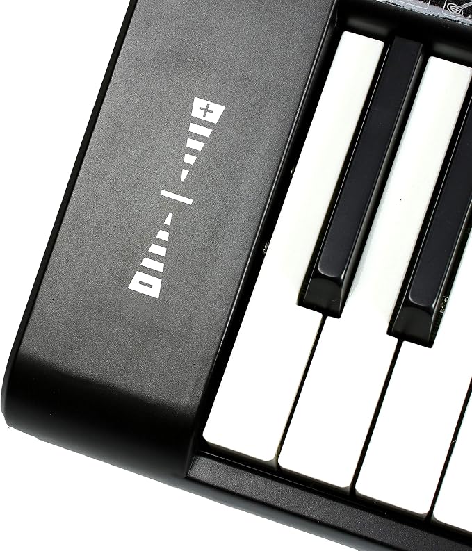 RockJam 61 Key Keyboard Piano with Pitch Bend, Power Supply, Sheet Music Stand, Piano Note Stickers & Simply Piano Lessons