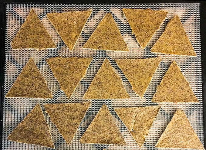 Triangle Chip Silicone Sheet Mold Compatible With Ivation Compatible With Gourmia Dehydrator Bright Kitchen Re-Usable Non-Stick Mat