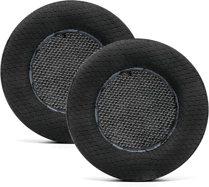 WC Freeze Virtuoso - Hybrid Fabric Cooling Gel Replacement Earpads for Corsair Virtuoso Gaming Headset, Made by Wicked Cushions, Improved Durability, Thickness and Sound Isolation | Black Camo