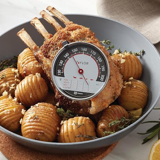 Taylor 3-Piece Kitchen and Food Thermometer Set - Digital, Analog Meat, Oven Thermometers