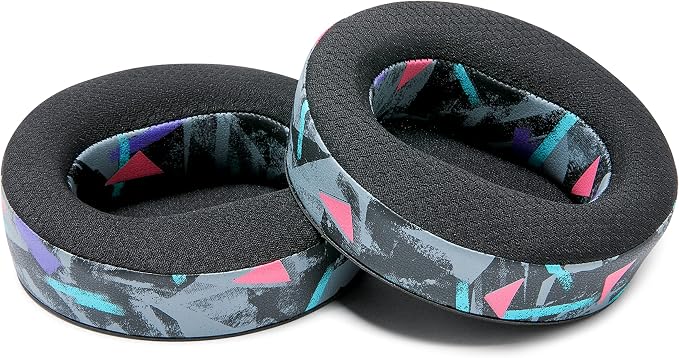 WC Freeze Maxwell - Cooling Gel Replacement Earpads for Audeze Maxwell Headphones by Wicked Cushions - Elevate Comfort, Durability, Thickness & Sound Isolation for Epic Gaming Sessions | 90's Black