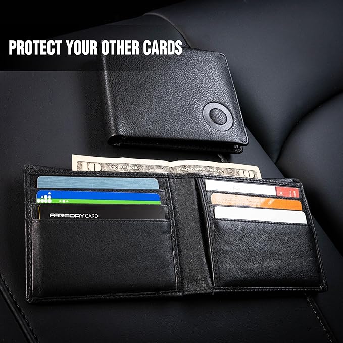 Faraday Card - RFID Scrambler | Premium Contactless Debit/Credit Card Scrambler | RFID Blocking | For Men & Women | Slim Design | Fits in Most Wallets and Purses
