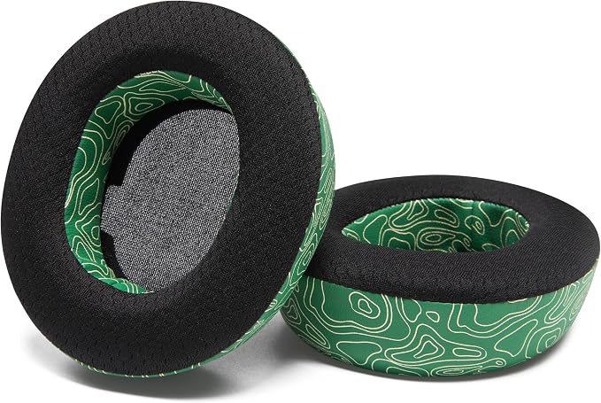 WC Freeze Nova Pro Wireless - Cooling Gel Earpads for Arctis Nova Pro Wireless, Nova Elite & Nova Pro Omni (Doesn’t Fit Other Models), by Wicked Cushions, Extra Thick & Comfortable | Emerald Tide