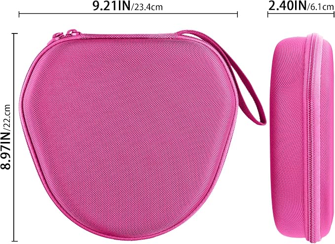 co2CREA Hard Case with Sleep Mode Replacement for Apple AirPods Max 2 / AirPods Max Wireless Over-Ear Headphones (Rose Case)