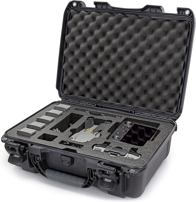 Nanuk Waterproof Hard Case with Foam Insert for DJI Air 2S Fly More Combo & Smart Controller - Graphite 925-MAVIA2S7