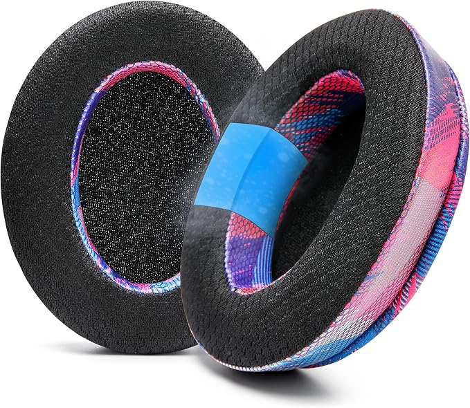 WC Freeze for Arctis Nova - Hybrid Fabric Cooling Gel Replacement Earpads for Arctis Nova Pro Wired, Nova 7, 5, 4, 3, 1 - Made by Wicked Cushions (Does Not Fit Nova Pro Wireless) | Speed Racer