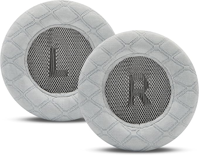 WC Freeze V2 Virtuoso Max - Cooling Gel Earpads for Corsair Virtuoso Max by Wicked Cushions | Extreme Comfort, New Freeze V2 Cooling Fabric, Extra Thick | Silver
