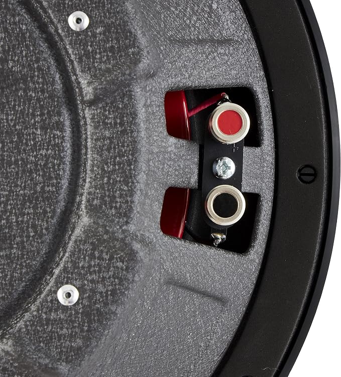 MB Quart DS1-304 Discus Shallow Mount Subwoofer (Black) – 12 Inch Subwoofer, 600 Watt, Car Audio, 2 Inch Voice Coils, UV Rubber Surround, Best in Sealed Enclosures