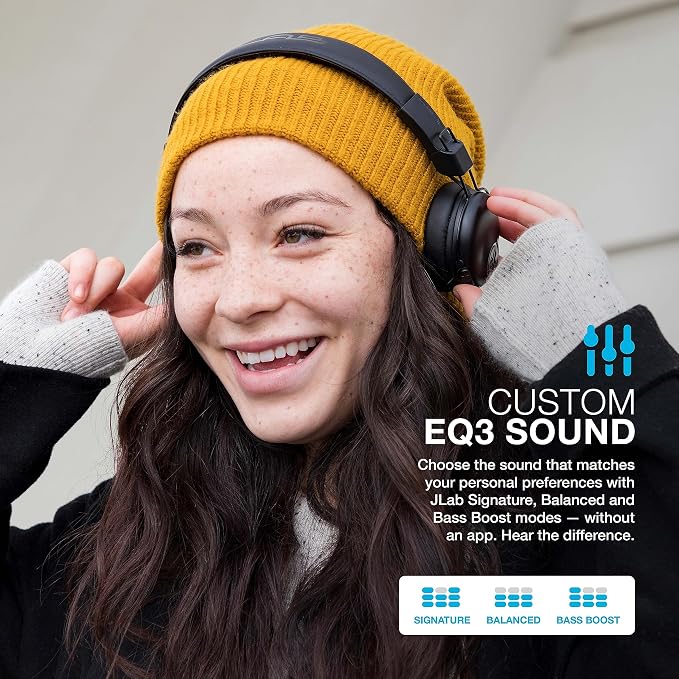 JLab, Studio+ Gen 2, On-Ear Headphones, Wireless Bluetooth, Multipoint, Foldable