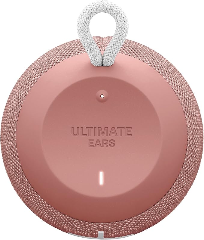 Ultimate Ears WONDERBOOM Waterproof Super Portable Bluetooth Speaker - IPX7 Waterproof - 10-hour Battery Life - Cashmere Pink (Renewed)