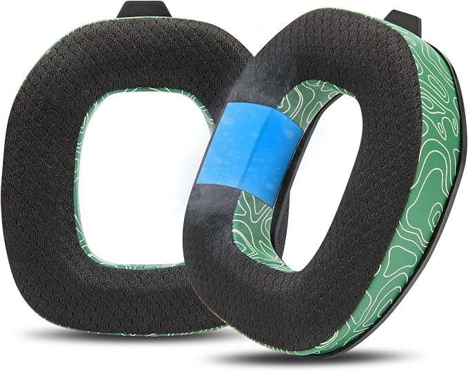 WC Freeze A50 - Cooling Gel Replacement Earpads for Astro A50 Gen 4, Gen 5 and A50X Only, Made by Wicked Cushions, Improved Durability, Thickness and Sound Isolation | Emerald Tide