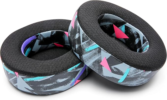 WC Freeze Nova Pro Wireless - Cooling Gel Earpads for Arctis Nova Pro Wireless, Nova Elite & Nova Pro Omni (Doesn’t Fit Other Models), by Wicked Cushions, Extra Thick & Comfortable | 90's Black