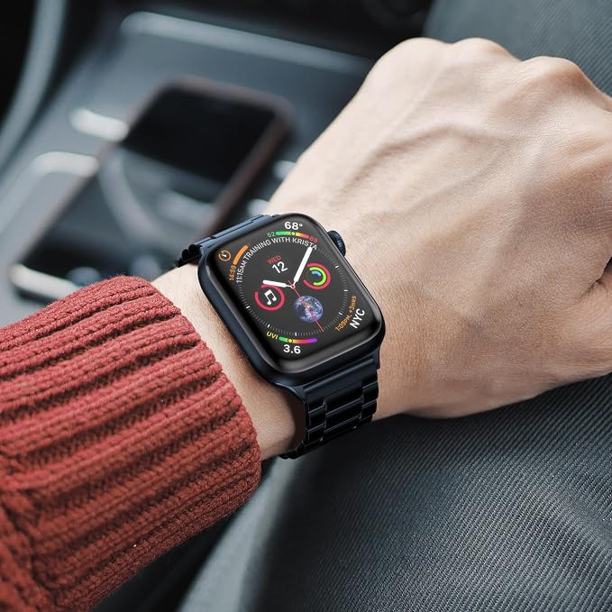 EPULY Metal Band Compatible with Apple Watch Bands for Men 49mm 46mm 45mm 44mm 42mm 41mm 40mm 38mm, Business Stainless Steel Strap for iWatch Bands Series 11 10 9 8 7 6 5 4 3 2 1, SE3 2 1, Ultra3 2 1