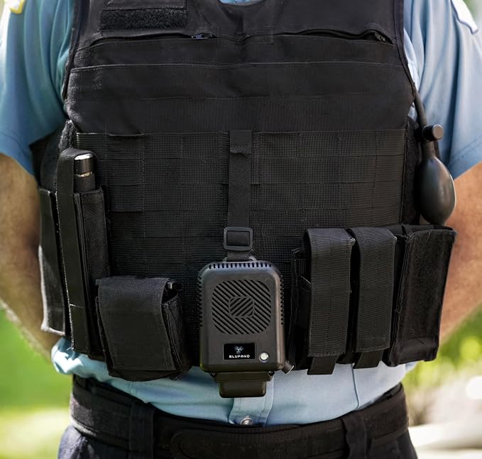 Blufano Vest Fan for Ventilation and Cooling of Body Armor, Black