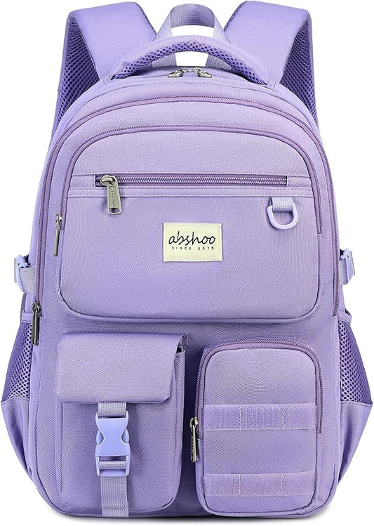 abshoo Large Heavy Duty Backpack For School College Bookbag Casual Multi Pocket Travel Backpacks