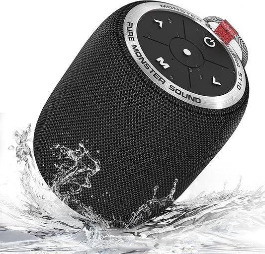 Monster MFS 1 Portable Bluetooth Speakers, Wireless Bluetooth Speakers with 40W Loud Stereo Sound