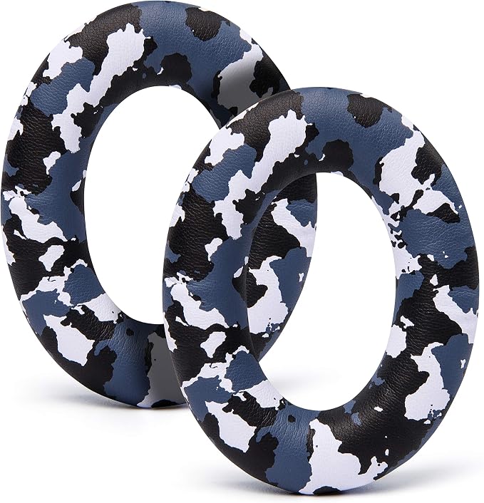 WC Wicked Cushions Upgraded Replacement Ear Pads for Bose QC35 & QC35ii (QuietComfort 35) Headphones & More - Softer Leather, Luxurious Memory Foam, Added Thickness, Extra Durability | Snow Camo