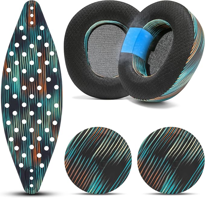 WC Modkit V2 Nova Pro Wireless, Pro Omni, & Elite - Gel Earpads, Extra-Wide Headband, & Side Plates for Arctis Nova Pro Wireless, Nova Elite & Nova Pro Omni by Wicked Cushions | The Simulation