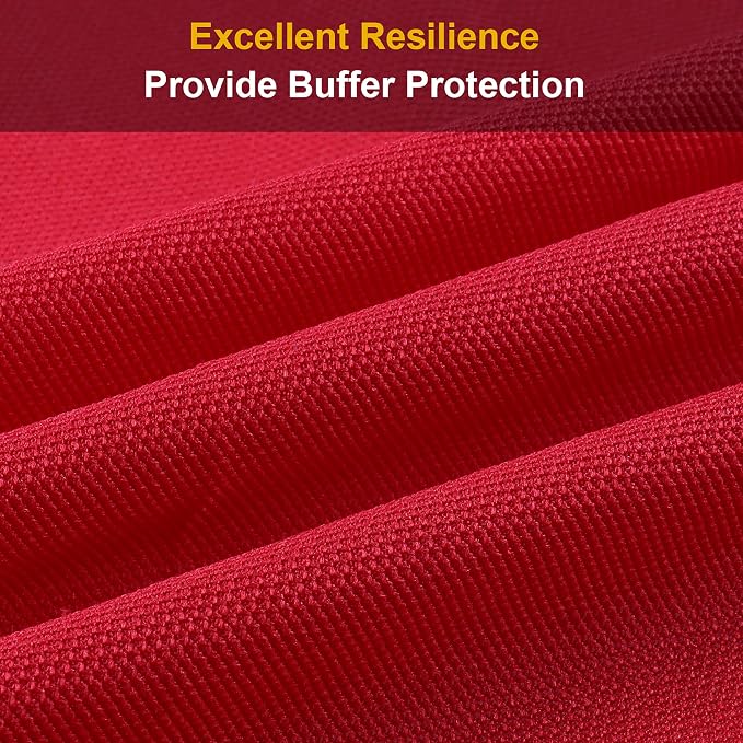 96" x 54" Speaker Grill Cloth, Stereo Grill Mesh Fabric Dustproof Replacement for Custom Cabinets Speaker Cloth Restoration Home Audio Decor Subwoofer Covers Red