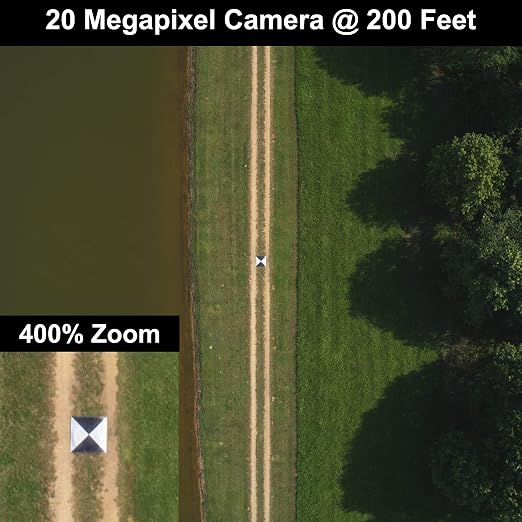 Sky High Bull's-Eye (48"x48") Drone Ground Control Point GCP - UAV Aerial Target for Mapping & Surveying (6 Pack) | Center Passthrough (Black/White Markers) | Pix4D & DroneDeploy Compatible