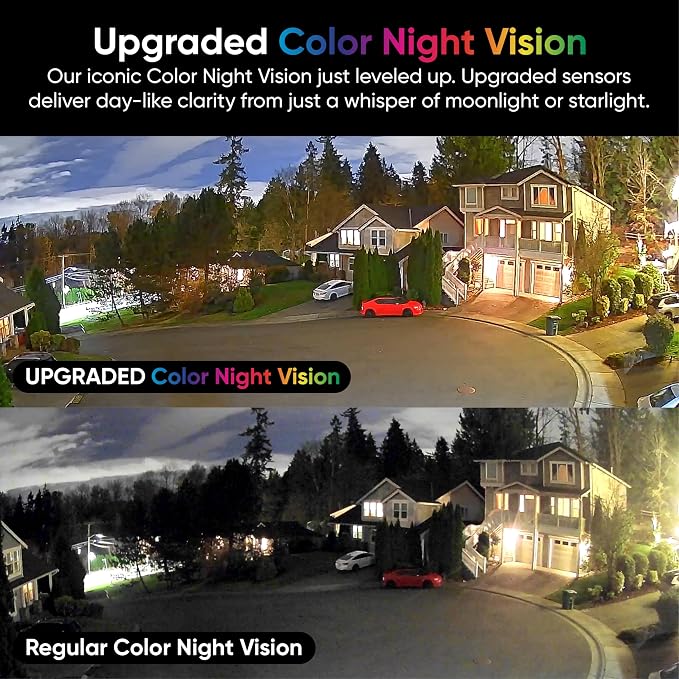 WYZE Window Camera 2 Pack, WiFi Indoor HD Home Security Camera, Upgraded Color Night Vision, Anti-Glare, AI-Powered Motion Detection, Easy & Quick Setup, 24/7 Recording