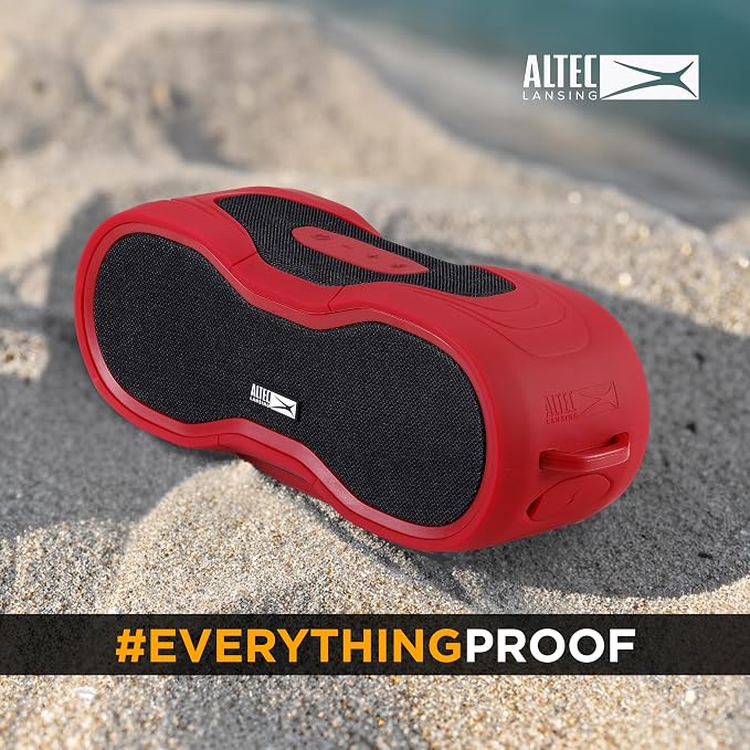 Altec Lansing - Portable Bluetooth Speaker, Waterproof IP67