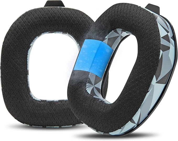 WC Freeze A50 - Cooling Gel Replacement Earpads for Astro A50 Gen 4, Gen 5 and A50X Only, Made by Wicked Cushions, Improved Durability, Thickness and Sound Isolation | Geo Grey