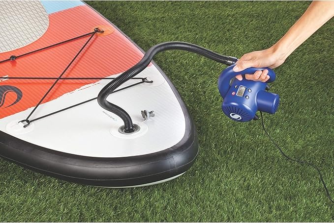 Sevylor High-Pressure Electric Pump 12V Portable Air Pump for Paddle Boards Kayaks Inflatables and Balloons - 15 PSI