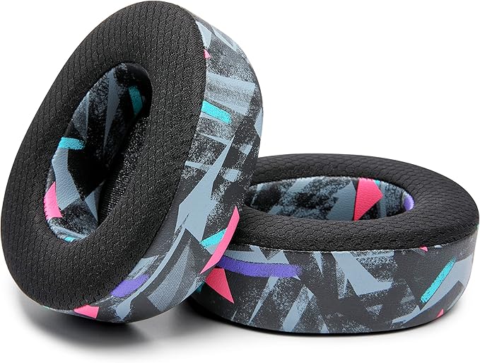 WC Freeze Nova Pro Wireless - Cooling Gel Earpads for Arctis Nova Pro Wireless, Nova Elite & Nova Pro Omni (Doesn’t Fit Other Models), by Wicked Cushions, Extra Thick & Comfortable | 90's Black