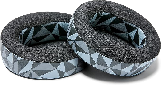 WC Freeze Maxwell - Cooling Gel Replacement Earpads for Audeze Maxwell Headphones by Wicked Cushions - Elevate Comfort, Durability, Thickness & Sound Isolation for Epic Gaming Sessions | Geo Grey
