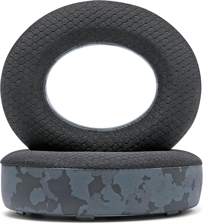 WC Freeze NC700 - Cooling Gel Ear Pads for Bose Noise Canceling 700 Headphones | Breathable Sports Fabric, Cooling Gel, Extra Thick & Cooler for Longer | Black Camo