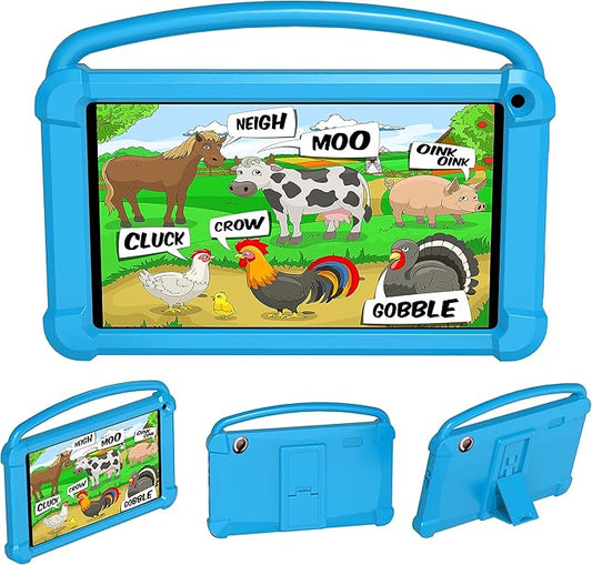 7 inch Tablet for Kids,Android 11 Tablets HD Display, WiFi, Bluetooth, Google Play, Children Tablet with Shockproof Case,Ideal Kids Gifts for Christmas and New Year