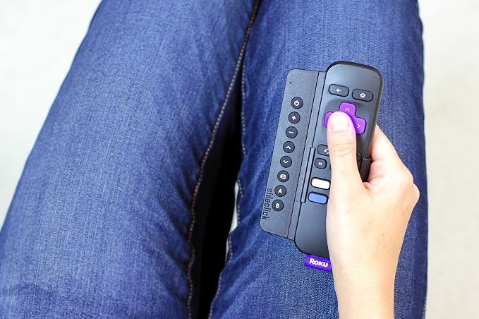 Universal Remote Attachment for Roku Streaming Player